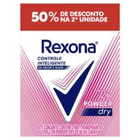 Desodorante Antitranspirante Roll-On Rexona Powder Dry 2 Unidades de 50ml Cada