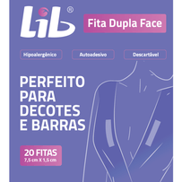 Fita Dupla Face Lib Perfeito para Decotes e Barras 20 Fitas