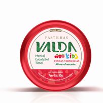 Pastilhas Valda Kids Frutas Vermelhas 50g