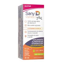 Suplemento Alimentar Aché Sany D 200UI Maçã Verde 20ml Gotas