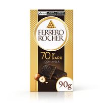 Chocolate Ferrero Rocher Dark 55% Cacau Avelã Tablete 90g