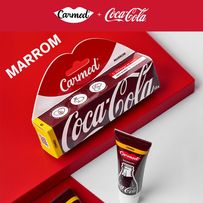 Hidratante Labial Carmed Coca-Cola Marrom 10g