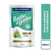 Sabonete Líquido Banho a Banho Chá Verde e Aloe Vera Blend de Óleos +Pentavitin Refil 500ml