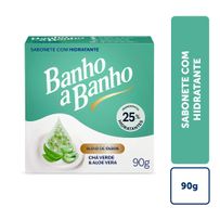 Sabonete em Barra Banho a Banho Chá Verde e Aloe Vera Blend de Óleos 90g