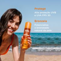 Protetor Solar Corporal e Bronzeador Isdin HydroOil FPS 30 - 200ml