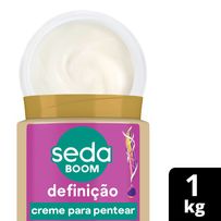 Creme Para Pentear Seda Boom Definição Super Hidratação 1kg