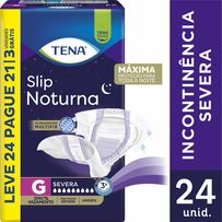 Roupa Íntima Tena Slip Noturna Tamanho G 24 Unidades