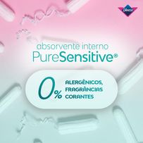Absorvente Interno Libresse Pure Sensitive Super 8 Unidades