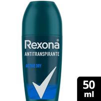 Desodorante Antitranspirante Roll-On Rexona Men Active Dry 50ml