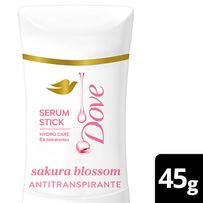 Desodorante Antitranspirante Stick Sérum Dove Sakura Blossom 72h Invisível 45g