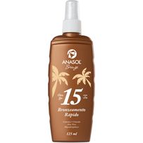 Óleo Bronzeamento Rápido Anasol FPS15 Spray 125ml