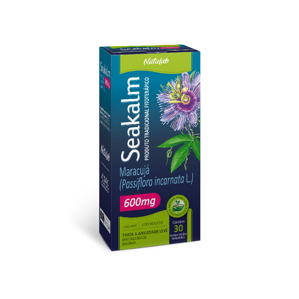 Seakalm 600mg Natulab 30 Comprimidos