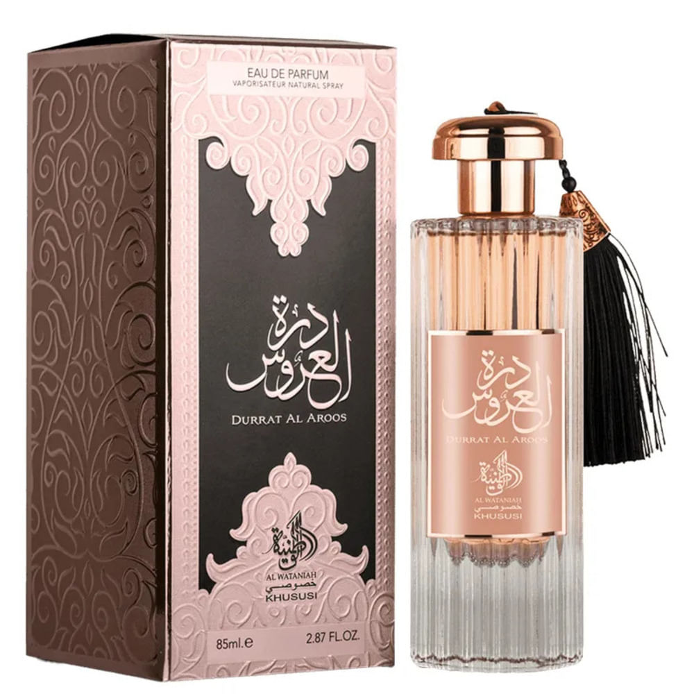 Perfume Árabe Feminino Al Wataniah Durrat Al Aroos Khususi Eau de Parfum 85ml
