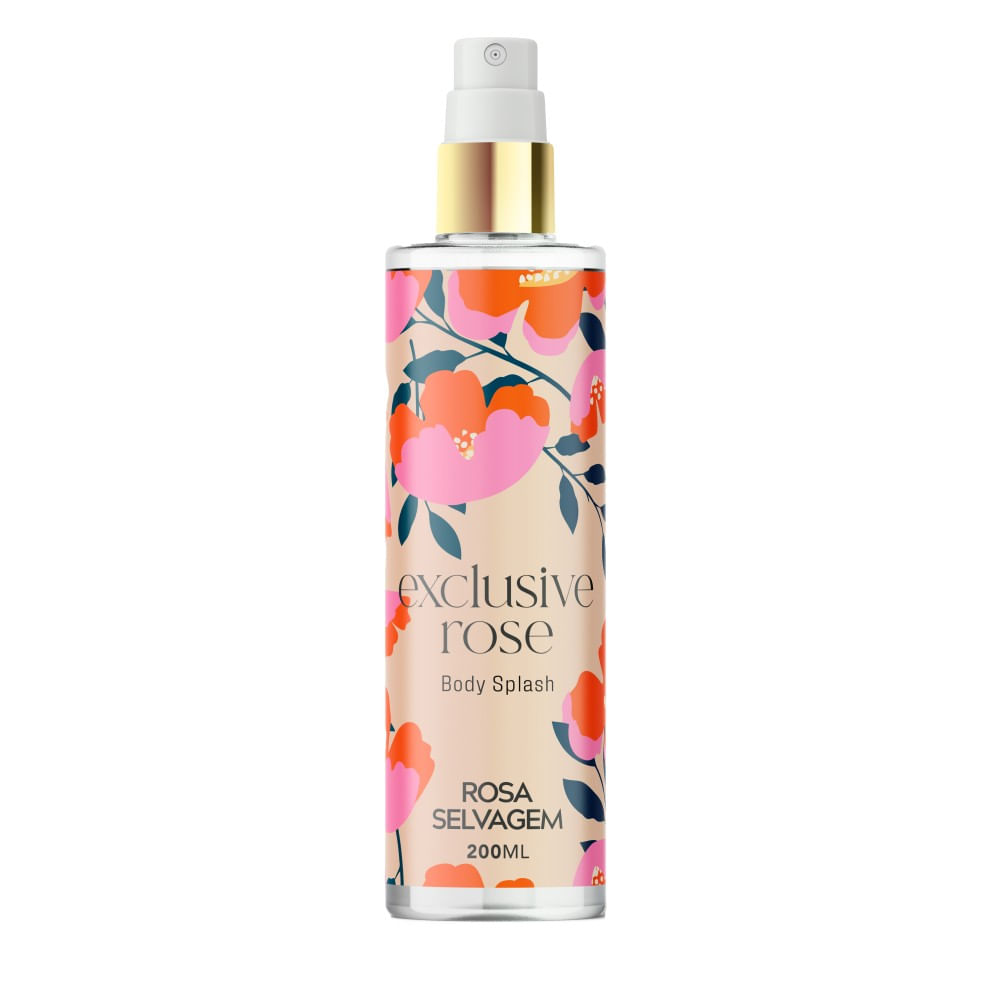 Body Splash Rosa Selvagem Exclusive Rose 200ml