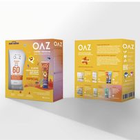 Kit OAZ Protetor Solar Protege e Hidrata FPS60 200ml + Protetor Solar Baby Shark FPS70 125ml