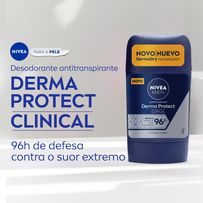 Desodorante Antitranspirante Stick Nivea Men Derma Protect Clinical 58g