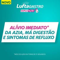 Luftagastro Dupla Ação Sabor Menta 12 Sachês de 10ml
