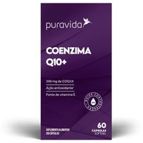 Suplemento Alimentar Puravida Coenzima Q10+ 200mg - 60 Cápsulas