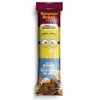 Barra De Frutas Banana Brasil Kids Banana Cobertura De Chocolate Ao Leite 22g