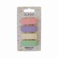 Presilha para Cabelos Dunya Candy Color 4 unidades