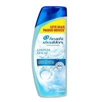 Shampoo Anticaspa Head & Shoulders Limpeza Eficaz 650ml