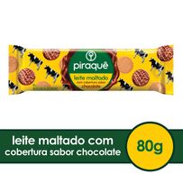 Biscoito Piraquê Leite Maltado Com Cobertura De Chocolate 80g