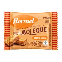 Tablete de Pé de Moleque Flormel Zero Açúcar 20g