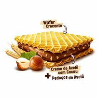 Hanuta Wafer Creme de Avelã E Cacau 22g