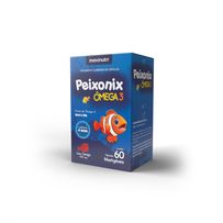 Suplemento Alimentar Maxinutri Peixonix Ômega 3 Sabor Cereja 60 Cápsulas Mastigável