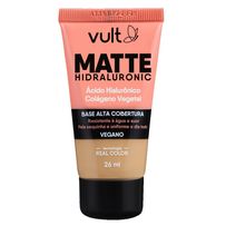 Base Líquida Vult Matte Hidraluronic Cor 09 26ml