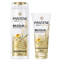 Kit Pantene Molecular Bond Repair Shampoo 300ml + Condicionador 150ml