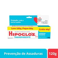 Creme Preventivo Contra Assaduras Hipoglós Transparente 120g