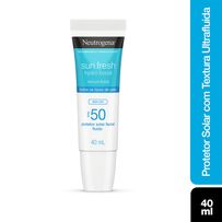 Protetor Solar Facial Neutrogena Sun Fresh Hydro Boost FPS50 Sem Cor 40ml