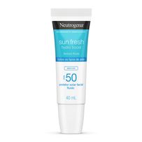 Protetor Solar Facial Neutrogena Sun Fresh Hydro Boost FPS50 Sem Cor 40ml