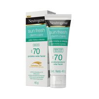 Protetor Solar Facial Neutrogena Sun Fresh Oily Skin Sem Cor FPS 70 40g