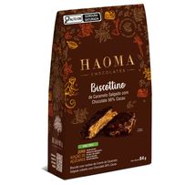 Biscottino de Caramelo Salgado com Chocolate 56% Cacau Haoma 84g