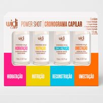 Kit Widi Care Power Shot Cronograma Capilar 4 Ampolas de 15ml Cada
