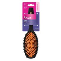 Escova de Cabelo Ricca Black Oval 1 unidade