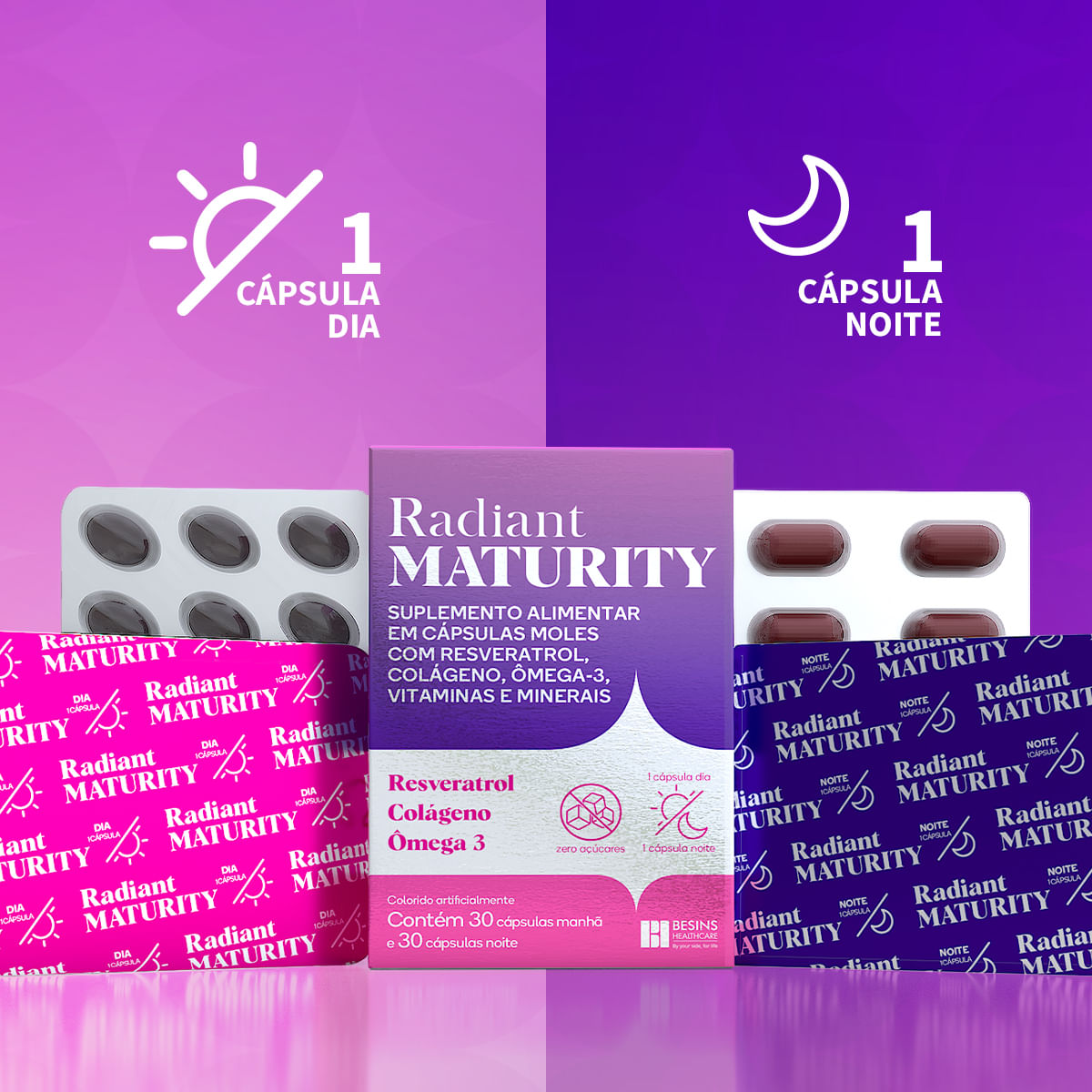 Encontraproduto.com.br - Radiant Maturity 60 Capsulas