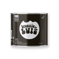 Casquinhas de Brownie de Chocolate com Recheio de Creme de Avelã Brownie do Luiz 200g