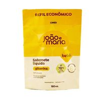 Sabonete Líquido de Glicerina João e Maria Bebê Refil 180ml