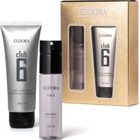 Kit Eudora Club 6 Body Spray 100ml + Loção Hidrante Corporal 200ml