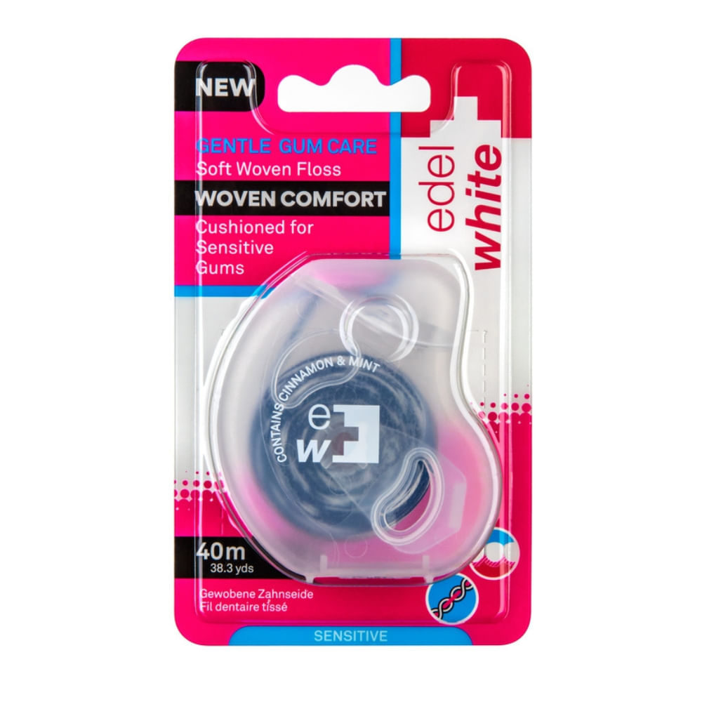 Fio Dental Edel White Woven Comfort 40m