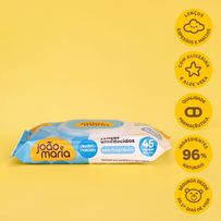 Lenço Umedecido Cimed João e Maria Sem Fragrância 45 unidades