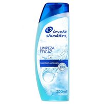 Shampoo Anticaspa Heads e Shoulders Limpeza Eficaz 200ml