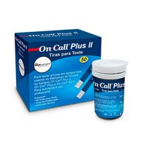 Tiras De Glicose On Call Plus II 50 Unidades