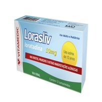 Lorasliv 10mg Vitamedic 12 Comprimidos