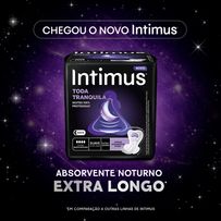Absorvente Intimus Toda Tranquila Noturno Suave com Abas 24 unidades