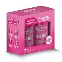 Suplemento Alimentar Gummy Hair Tutti-Frutti 2 Potes 30 unidades cada
