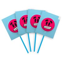 Pirulito Zero Açúcar Ticky Sabor Ice Cherry 4 unidades